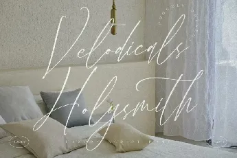 Velodicals Holysmith font