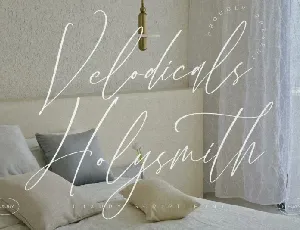 Velodicals Holysmith font