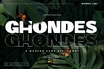 Ghondes Personal Use font