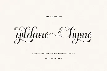 Gildane Hyme font