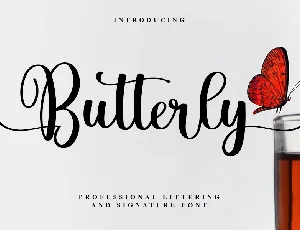 Butterfly Script Typeface font