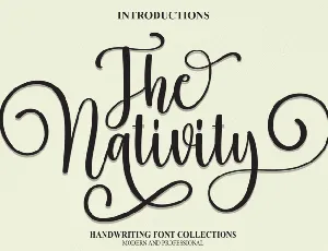 The Nativity font