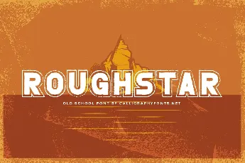 Roughstar font