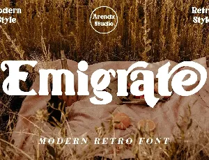 Emigrate font