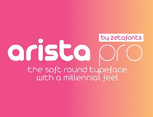 Arista Pro Family font