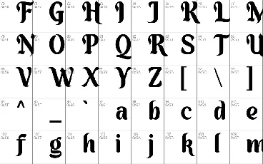 Mickten font