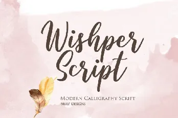 Wishper Modern Script font