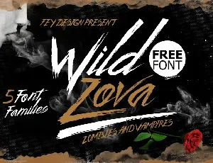 Wild Zova Free font