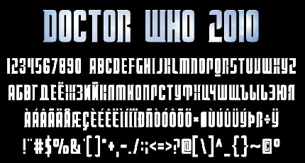 Doctor Who font