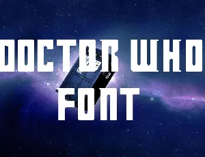 Doctor Who font