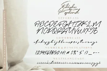 Felisha Roseland Demo font