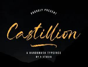 Castillion font