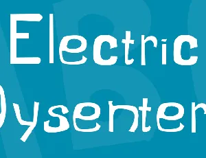 Electric Dysentery font