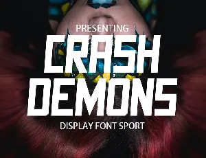 Crash Demons font