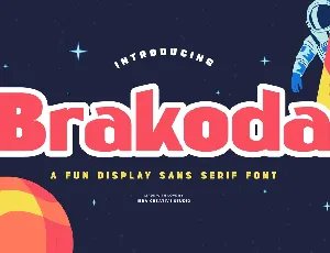 Brakoda Personal Use font