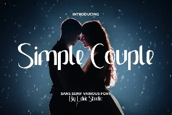 Simple Couple font