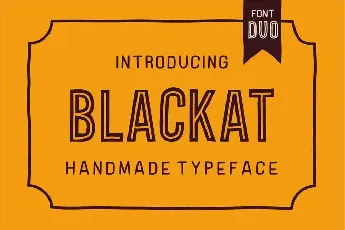 Blackat font