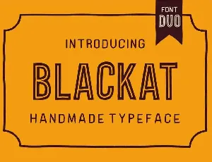 Blackat font