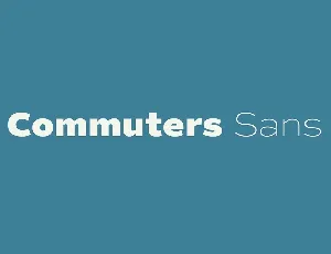 Commuters Sans font