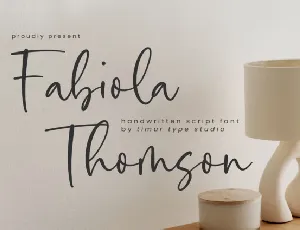 Fabiola Thomson font