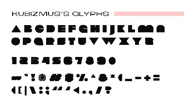 Kubizmus font