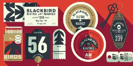 Blackbird Family font