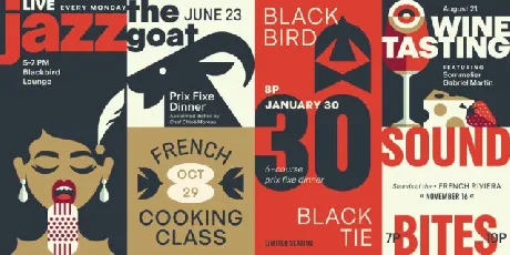 Blackbird Family font