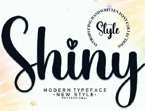 Shiny Script font