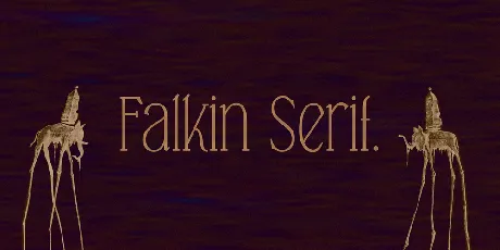 Falkin Serif font