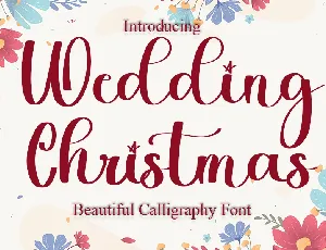 Wedding Christmas font