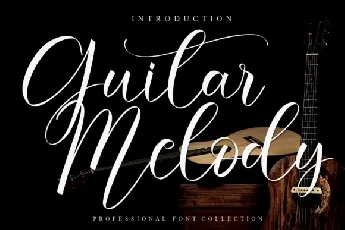 Guitar Melody font