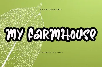 My Farmhouse font