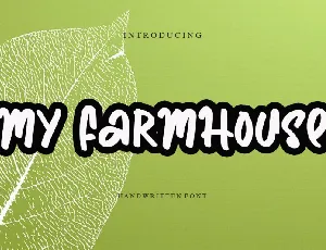 My Farmhouse font