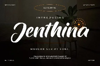 Jenthina font