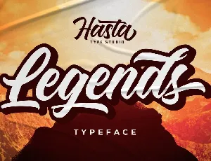 Legends Script Typeface font