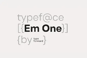 Em One font