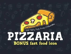 PIZZARIA Slab Serif font