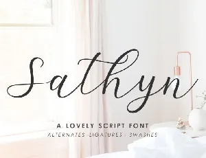 Sathyn Script font