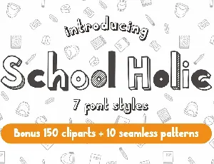 School Holic font