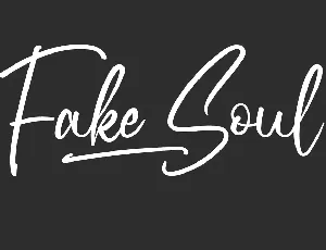 Fake Soul Demo font