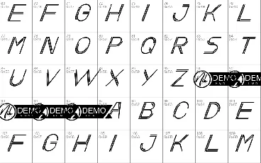 Modernise Demo font