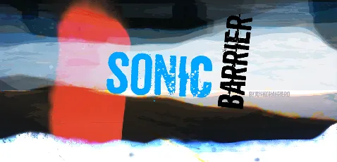 Sonic Barrier font