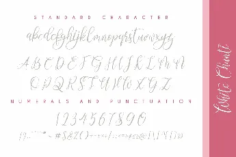 White Chunti Demo font