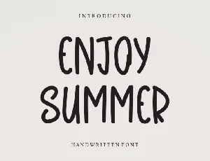 Enjoy Summer font