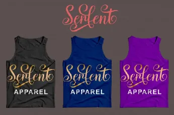 Serfent Script font