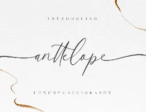 Antellope font