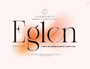 Eglen font