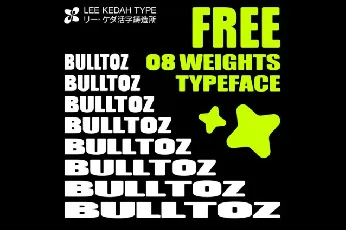 LK Bulltoz Family font