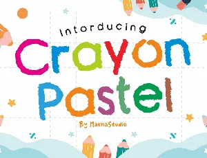 Crayon Pastel font