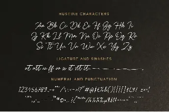 Hustine font